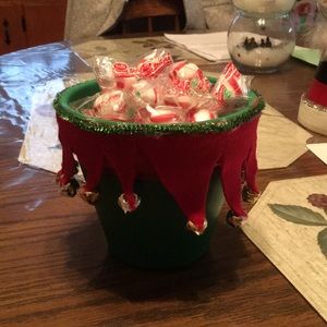 Candy dish homemade in detail for Home or office